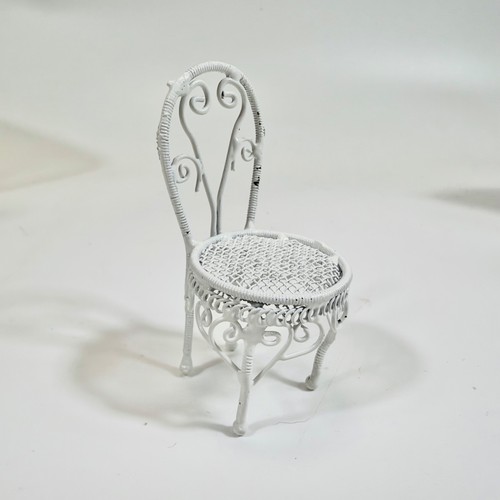 Dollhouse miniature white - dollhouse,
