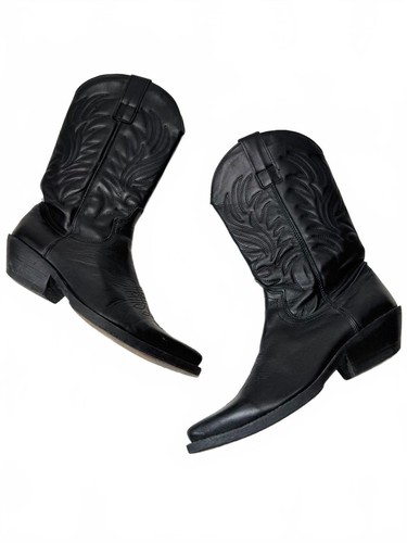 Vintage black leather - vintage,