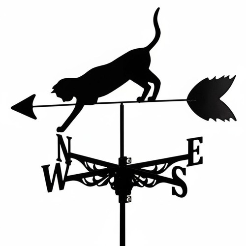 Cat weathervane decorative - cat,