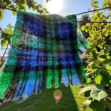 Vintage Mohair Tartan Check