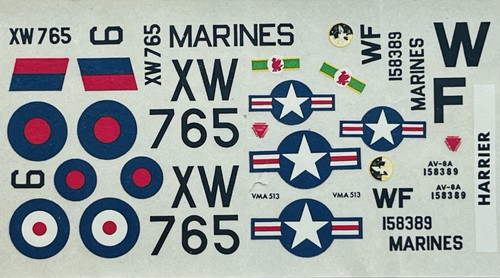 Decals harrier 1 - decals,