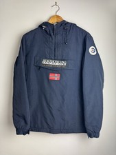 Napapijri Geographic Rainforest/Expedition Anorak Jacket Navy Blue – Size L