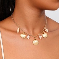 Ocean Shell Charm Chain