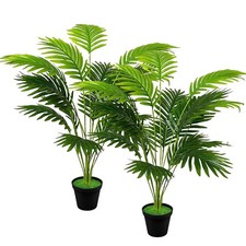 2Pcs Artificial Palm Tree Fake