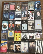 FAB Job Lot 29 including Rock & Pop Cassette Tapes plus cleaner tape 70s 80s. 