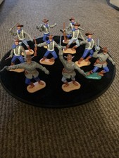 Vintage Timpo American Confederate Cavalry  Soldiers