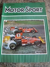 MOTOR SPORT DEC 1974 FC FRONT