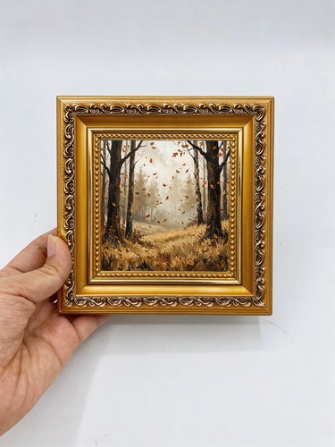 Misty fall forest - misty,