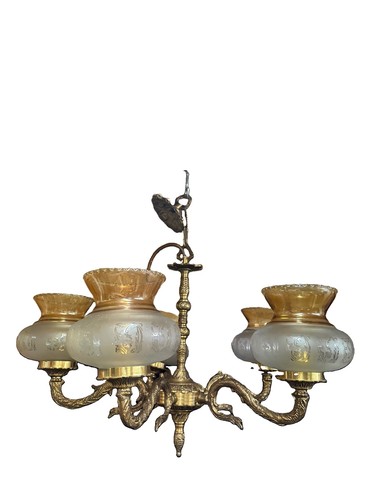 Vintage branch brass rococo - 5,