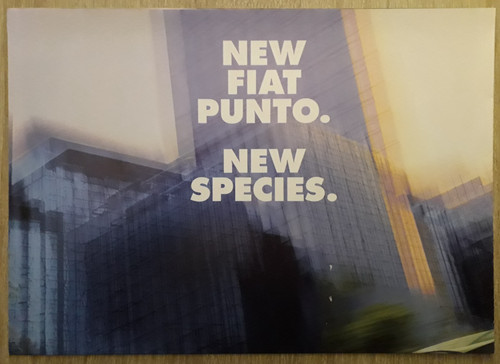Fiat punto range brochure - brochure, 1999