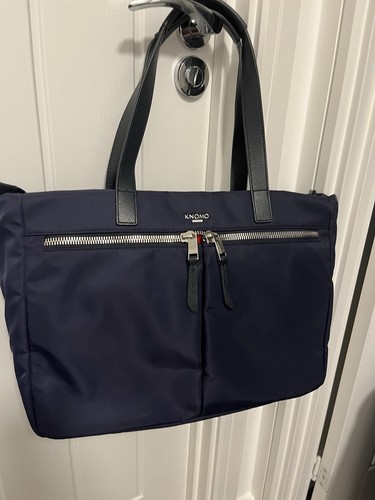 Blue knomo laptop bag - blue,