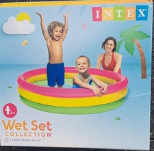 intex paddling pool 5ft Dia With Cushion Floor Brand New Boxed