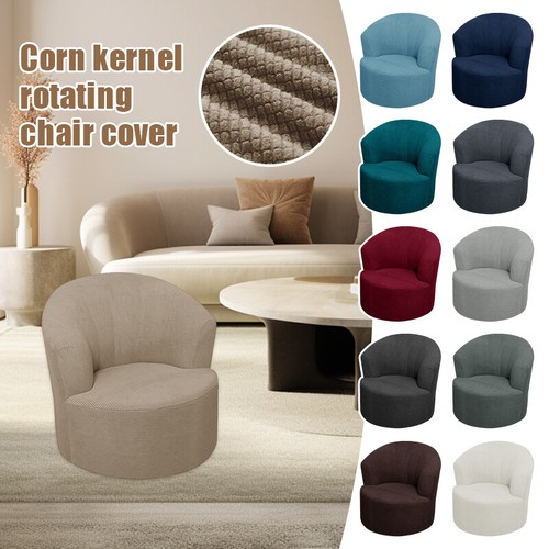 Swivel barrel chair - swivel, cover
