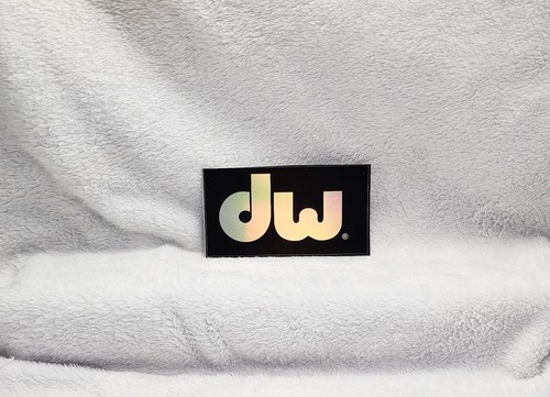 Drums sticker holographic - dw,
