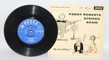 Paddy Roberts Strikes Again - 1960 Vinyl 7" EP - Decca DFE 6641