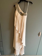 Amanda Wakely wedding / evening long silk dress, Greek goddess style, size 10