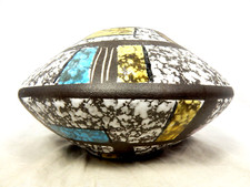 60s Bodo Mans design BAY pottery vase "Paris" in a very rare UFO shape 1010-10