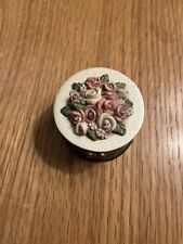 Hand Painted Dezine Pretty Floral Trinket Box