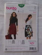 BURDA 6836 LADIES SKIRT SEWING PATTERN   SIZE  10-20 EUR 36-46