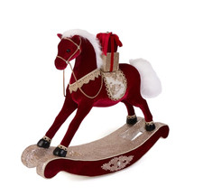Festive Feeling Plush Rocking Horse