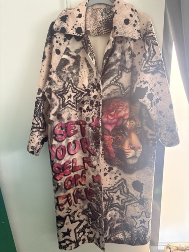 Leopard duster coat unique - leopard,