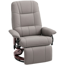 HOMCOM PU Leather Recliner