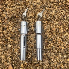 2 x Milenco Adjustable Corner Steady Tube Type Shaft Lock Security for Caravan, 
