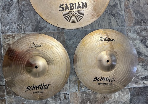 Lot cymbals pair 14 - of, -14”