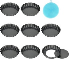 8 Pack Tart Tins with Loose