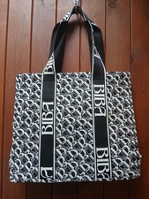Biba B Bag Black & White Mono