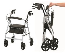 Ultra lightweight rollator