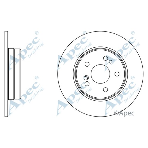 Brake discs solid - discs, for