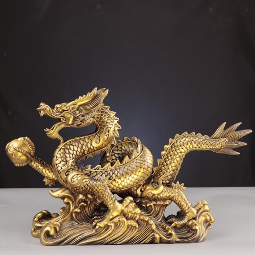 Chinese dragon statue - chinese,