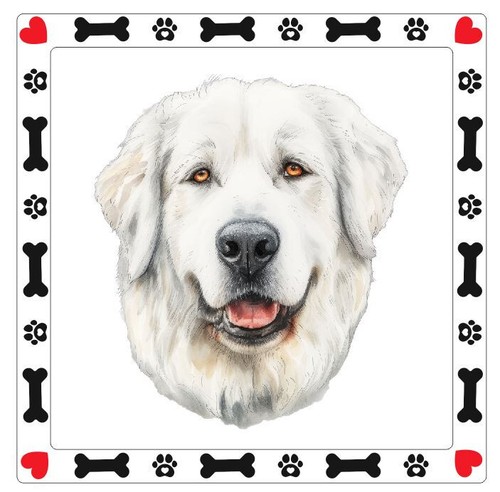 Kuvasz dog sticker decal - dog,