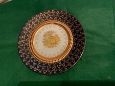 VINTAGE HAND MADE FLORENTINE DISPLAY/CABINET PLATE, FRUITS DESIGN,  ITALY  