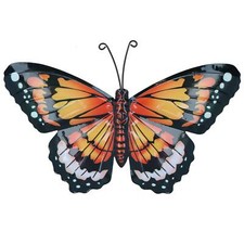 Medium Metal Orange Butterfly