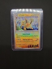 Prismatic Evolutions Jolteon Error Card Pokeball Pokemon