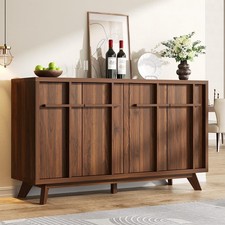 Modern Walnut Sideboard Buffet
