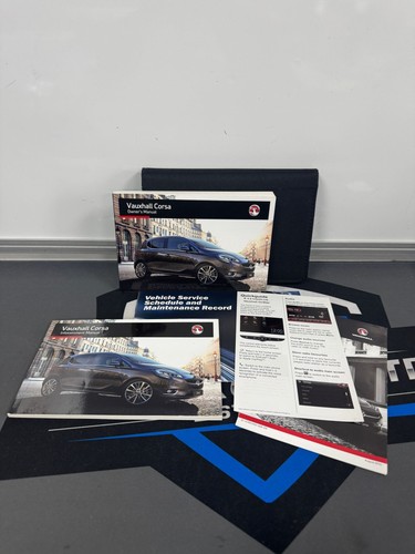 Vauxhall corsa owners manual - vauxhall, e