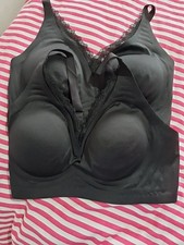 Rhonda Shear Gel Bra With Lace 2 Pack Size 3XL