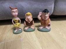 Vintage Flinstones Figures Fred Barney Wilma