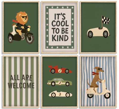 6pcs baby nursery - 6pcs,