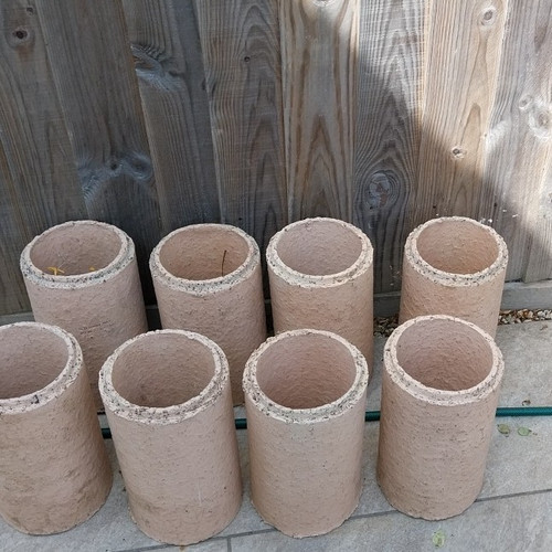 Beige fire clay - fire, flue