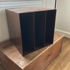 Vintage Storage Cube Brown
