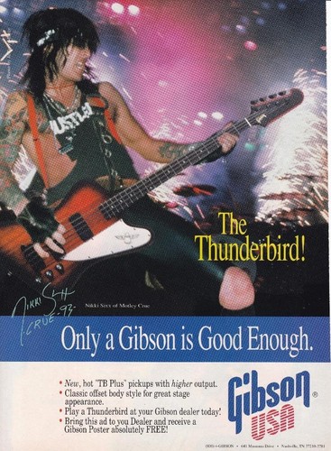 Rare 1994 gibson thunderbird - gibson,