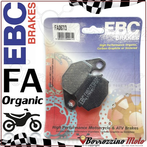 Brake pads rear - rear, organic