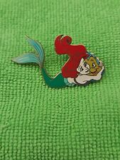 Disney DLR WDW Ariel Flounder LE 1500 Pin The Little Mermaid Wooden Box Set Hug