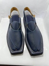 Men's Blue Handmade Genuine