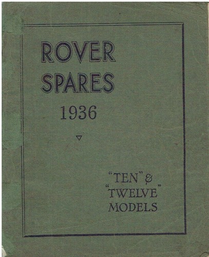Rover ten twelve saloon - rover, &