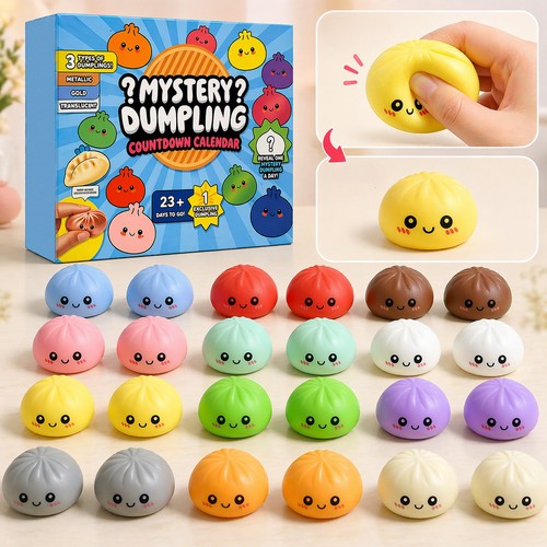 Squishy mystery dumpling bao - dumpling,